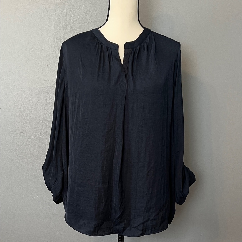 Simply Vera Vera Wang Midnight Blue Blouse